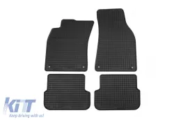 Spezifische Gummimatten geeignet für Audi A6 Limousine, Kombi 2006-2011, 4-teiliges Set, schwarze Farbe-image-6213042