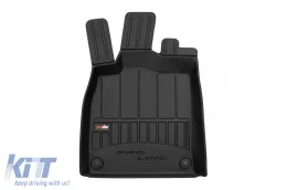 Spezifische Gummimatten geeignet für Audi A6 2011-2017 aus der Frogum 3D ProLine-Serie, 4-teiliges Set, schwarze Farbe, mit 24-monatiger Garantie-image-6220975