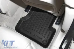 Spezifische Gummimatten geeignet für Audi A6 2011-2017 aus der Frogum 3D ProLine-Serie, 4-teiliges Set, schwarze Farbe, mit 24-monatiger Garantie-image-6220979