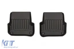 Spezifische Gummimatten geeignet für Audi A6 2004-2006, 4-teiliges Set, schwarze Farbe, mit 24-monatiger Garantie aus der Frogum 3D ProLine-Serie.-image-6221092