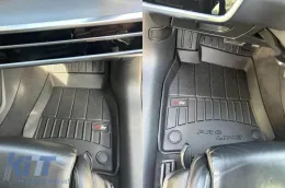 Spezifische Gummimatten geeignet für Audi A6 nach 2018, 4-teiliges Set, schwarze Farbe, mit 24-monatiger Garantie-image-6221521