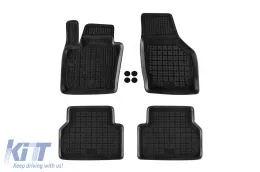 image-6-Spezifische Gummimatten geeignet für Audi Q3 2011-2018, 4-teiliges Set, schwarze Farbe