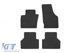 image-21-Spezifische Gummimatten geeignet für Audi Q3 2011-2018, 4-teiliges Set, schwarze Farbe