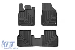 image-42-Spezifische Gummimatten geeignet für Audi Q4 E-Tron, Cupra Born nach 2021, Skoda Enyaq iV, Volkswagen ID.4 nach 2020, ID.5 nach 2022, 4-teiliges Set, schwarze Farbe