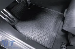 Spezifische Gummimatten geeignet für BMW 5er, i5 G60 Limousine, G61 Kombi nach 2024, 4-teiliges Set, schwarze Farbe-image-6229473