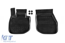 Spezifische Gummimatten geeignet für BMW iX1 X-Drive Electric nach 2023, 4-teiliges Set, schwarze Farbe-image-6214361