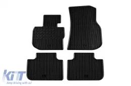 image-3-Spezifische Gummimatten geeignet für BMW X4 G02 nach 2018, 4-teiliges Set, schwarze Farbe