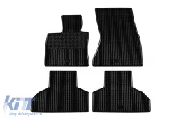 Spezifische Gummimatten geeignet für BMW X5 F15 2013-2018, X6 F16 2014-2019, 4-teiliges Set, schwarze Farbe-image-6228846