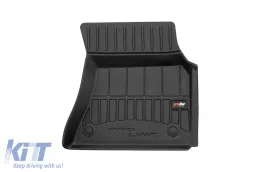 Spezifische Gummimatten geeignet für BMW X6 F16 2014-2019 aus der Frogum 3D ProLine-Serie, 3-teiliges Set, schwarze Farbe, mit 24-monatiger Garantie-image-6222229