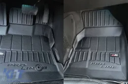 Spezifische Gummimatten geeignet für Chevrolet Captiva 2006-2015, 3-teiliges Set, schwarze Farbe, mit 24-monatiger Garantie aus der Frogum 3D ProLine-Serie.-image-6221041
