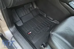Spezifische Gummimatten geeignet für Chevrolet Captiva 2006-2015, 3-teiliges Set, schwarze Farbe, mit 24-monatiger Garantie aus der Frogum 3D ProLine-Serie.-image-6221042