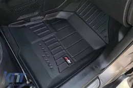 Spezifische Gummimatten geeignet für Chevrolet Captiva 2006-2015, 3-teiliges Set, schwarze Farbe, mit 24-monatiger Garantie aus der Frogum 3D ProLine-Serie.-image-6221044