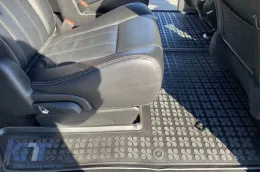 Spezifische Gummimatten geeignet für Chrysler Grand Voyager 2005-2011, 7 Sitze, 5-teiliges Set, schwarze Farbe-image-6216763