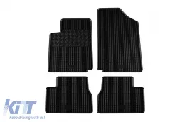 image-38-Spezifische Gummimatten geeignet für Citroen C2, C3 2002-2009, 4-teiliges Set, schwarze Farbe