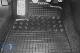 Spezifische Gummimatten geeignet für Citroen C3, DS3 2010-2016, 4-teiliges Set, schwarze Farbe-image-6248306