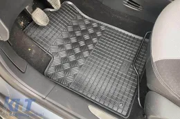 Spezifische Gummimatten geeignet für Citroen C3, DS3 2010-2016, 4-teiliges Set, schwarze Farbe-image-6248309