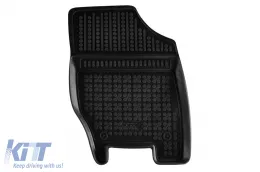 Spezifische Gummimatten geeignet für Citroen C4 2004-2010, C4 2010-2017, Peugeot 307 2001-2007, für Versionen mit Feuerlöscher, 4-teiliges Set, schwarze Farbe-image-6214857