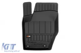 Spezifische Gummimatten geeignet für Citroen C4 I 2004-2010, 4-teiliges Set, schwarze Farbe, mit 24-monatiger Garantie aus der Frogum 3D ProLine-Serie.-image-6220852