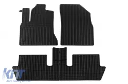 image-48-Spezifische Gummimatten geeignet für Citroen C4 Picasso 2006-2013, 5 und 7 Sitze, 4-teiliges Set, schwarze Farbe