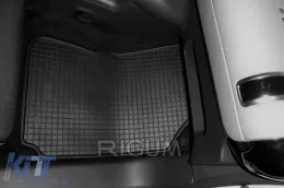 Spezifische Gummimatten geeignet für Citroen C4 Cactus nach 2014, 4-teiliges Set, schwarze Farbe-image-6249230
