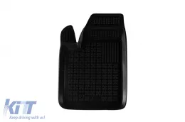 Spezifische Gummimatten geeignet für Citroen Berlingo, Peugeot Partner 1996-2010, 3-teiliges Set, schwarze Farbe-image-6214898