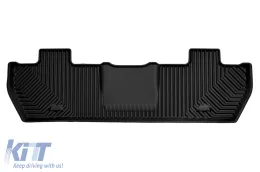 Spezifische Gummimatten geeignet für Citroen Berlingo, Peugeot Partner 2008-2019, 3-teiliges Set, schwarze Farbe-image-6226594