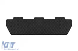 Spezifische Gummimatten geeignet für Citroen Berlingo, Peugeot Partner 2008-2018, 3-teiliges Set, schwarze Farbe-image-6227747