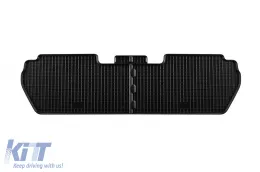 Spezifische Gummimatten geeignet für Citroen Berlingo, Peugeot Partner 2008-2018 mit 5 Sitzen, 4-teiliges Set, schwarze Farbe-image-6228498