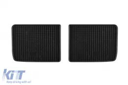Spezifische Gummimatten geeignet für Citroen C-Elysee, Peugeot 301 nach 2012, 4-teiliges Set, schwarze Farbe-image-6248357