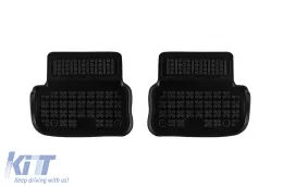 Spezifische Gummimatten geeignet für Dacia Sandero Stepway 4x4, Sandero 4x2 nach 2020, 4-teiliges Set, schwarze Farbe-image-6216711