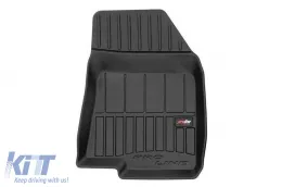 Spezifische Gummimatten geeignet für Dacia Sandero nach 2020, 4-teiliges Set, schwarze Farbe, mit 24-monatiger Garantie-image-6223541