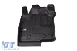 Spezifische Gummimatten geeignet für Dacia Duster AWD, Mild-Hybrid, nach 2024, 3-teiliges Set, schwarze Farbe, mit 24-monatiger Garantie aus der Frogum 3D ProLine-Serie.-image-6224372
