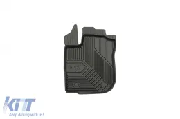 Spezifische Gummimatten geeignet für Dacia Sandero 2012-2020, 4-teiliges Set, schwarze Farbe-image-6226900