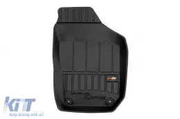 Spezifische Gummimatten geeignet für die Frogum 3D ProLine-Serie für Volkswagen Polo IV 2002-2008, Skoda Fabia 2007-2014, 4-teiliges Set, schwarze Farbe, mit 24-monatiger Garantie-image-6220796