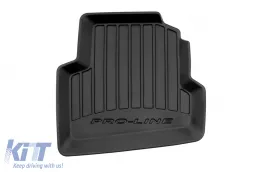 Spezifische Gummimatten geeignet für die Frogum 3D ProLine-Serie für Volkswagen Polo IV 2002-2008, Skoda Fabia 2007-2014, 4-teiliges Set, schwarze Farbe, mit 24-monatiger Garantie-image-6220797