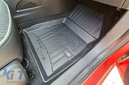 Spezifische Gummimatten geeignet für die Frogum 3D ProLine-Serie für Renault Clio nach 2019, Mitsubishi Colt Schrägheck nach 2023, 4-teiliges Set, schwarze Farbe, mit 24-monatiger Garantie-image-6222246