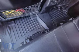 Spezifische Gummimatten geeignet für die Frogum 3D ProLine-Serie für Toyota Land Cruiser FJ150, 4Runner, Lexus LX nach 2009, Toyota Land Cruiser J200 nach 2007, 4-teiliges Set, schwarze Farbe, mit 24--image-6222790