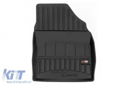 Spezifische Gummimatten geeignet für die Frogum 3D ProLine-Serie für Toyota Yaris IV Hybrid nach 2019, Yaris Cross nach 2020, Mazda 2 Hybrid nach 2022, 4-teiliges Set, schwarze Farbe, mit 24-monatiger-image-6223050