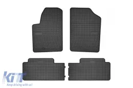 image-74-Spezifische Gummimatten geeignet für die Frogum El Toro-Serie für Peugeot Partner 1999-2010, Citroen Berlingo 1999-2010, 5 Sitze, 4-teiliges Set, schwarze Farbe