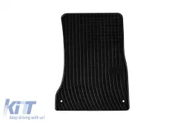 Spezifische Gummimatten geeignet für die Frogum El Toro-Serie für Mercedes S-Klasse W222 2013-2020 350 Long, 4-Matic, 4-teiliges Set, schwarze Farbe-image-6230613