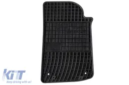 Spezifische Gummimatten geeignet für die Frogum El Toro-Serie für Jeep Wrangler Rubicon nach 2017 mit 5 Türen, 4-teiliges Set, schwarze Farbe-image-6230740
