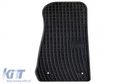 Spezifische Gummimatten geeignet für die Frogum El Toro-Serie für Jeep Wrangler Rubicon nach 2017 mit 5 Türen, 4-teiliges Set, schwarze Farbe-image-6230741