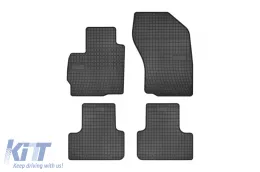 image-60-Spezifische Gummimatten geeignet für die Frogum El Toro-Serie für Citroen C4 Aircross, Peugeot 4008 2012-2017, Mitsubishi ASX nach 2010, 4-teiliges Set, schwarze Farbe