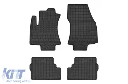 image-42-Spezifische Gummimatten geeignet für die Frogum El Toro-Serie für Opel Zafira A 1999-2005, 4-teiliges Set, schwarze Farbe