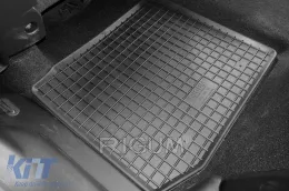 Spezifische Gummimatten geeignet für Fiat 500L nach 2012, 4-teiliges Set, schwarze Farbe-image-6249330