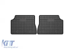 Spezifische Gummimatten geeignet für Fiat 600, Jeep Avenger Electric nach 2023, 4-teiliges Set, schwarze Farbe-image-6231120