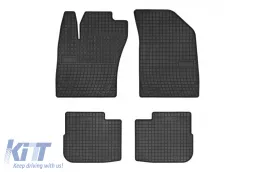image-11-Spezifische Gummimatten geeignet für Fiat Tipo Hatchback nach 2016, 4-teiliges Set, schwarze Farbe