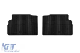 Spezifische Gummimatten geeignet für Ford Grand C-Max nach 2010, Focus C-Max nach 2011, 4-teiliges Set, schwarze Farbe-image-6248484