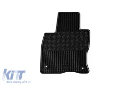 Spezifische Gummimatten geeignet für Ford Kuga, Kuga Hybrid nach 2020, 4-teiliges Set, schwarze Farbe-image-6249919