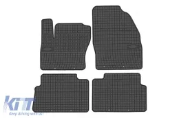 image-14-Spezifische Gummimatten geeignet für Ford Kuga 2008-2013, 4-teiliges Set, schwarze Farbe aus der Frogum El Toro-Serie